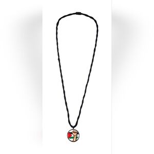The Palestinian Pride Necklace featuring the Flag of Palestine